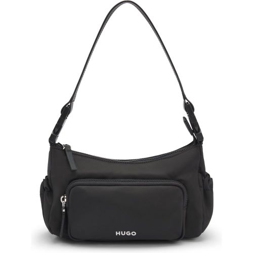 Sac à bandoulière en twill lisse avec bandoulière interchangeable - HUGO - Modalova