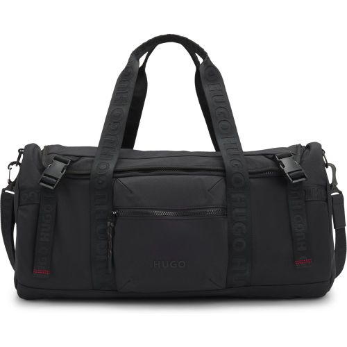 Sac de voyage avec bretelles logotées - HUGO - Modalova