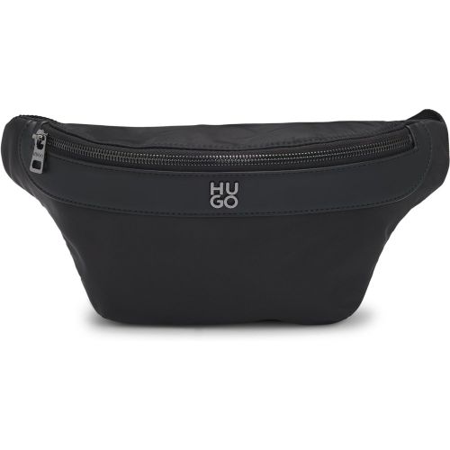 Sac ceinture en twill avec finition à logo revisité - HUGO - Modalova