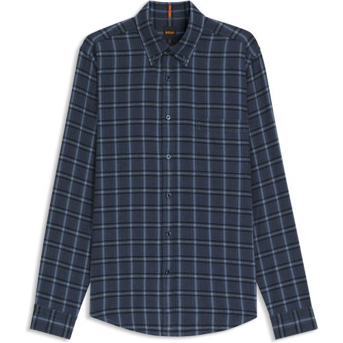 Chemise Regular en flanelle de coton - Boss - Modalova