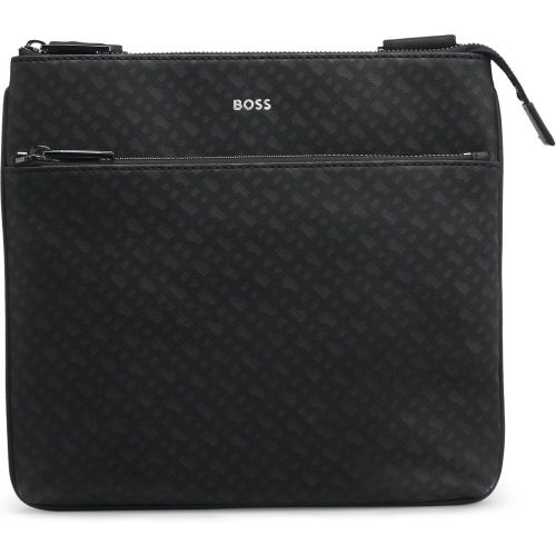 Sac enveloppe monogrammé avec logo emé en transfert - Boss - Modalova