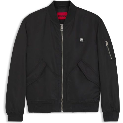 Veste déperlante à logo revisité - HUGO - Modalova