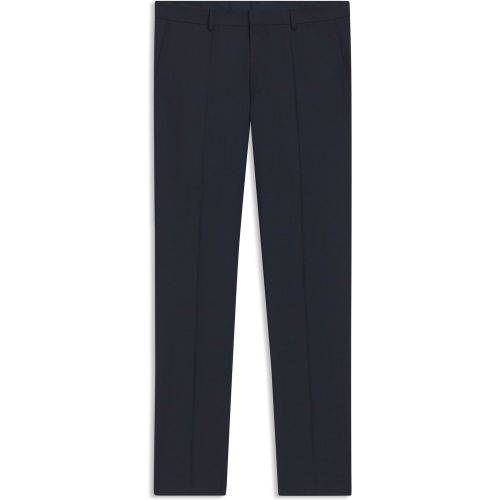 Pantalon Regular en tissu stretch à micro motif - Boss - Modalova