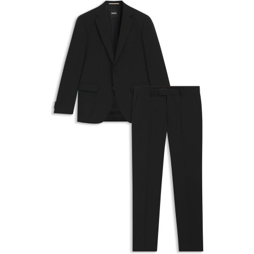 Costume Regular en laine vierge stretch - Boss - Modalova