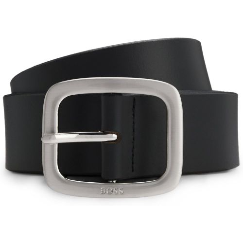 Ceinture en cuir italien avec boucle à ardillon - Boss - Modalova