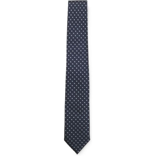 Cravate en soie mélangée à motif jacquard - Boss - Modalova