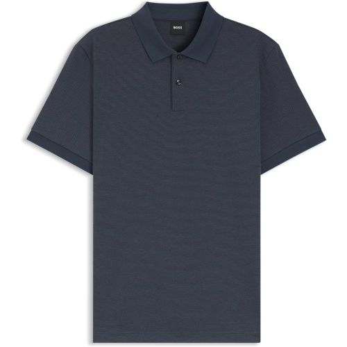 Polo en coton à la structure originale - Boss - Modalova