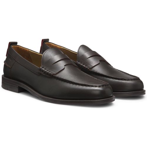 Mocassins en cuir avec finition Penny - HUGO - Modalova