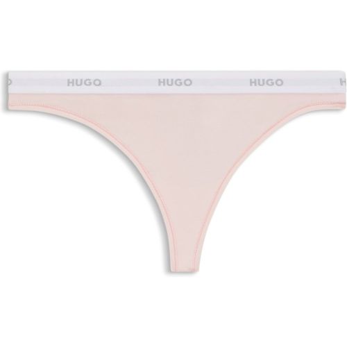 String en coton stretch avec taille logotée - HUGO - Modalova