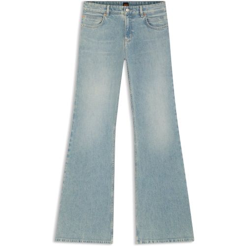Jean évasé en denim bleu clair - Boss - Modalova