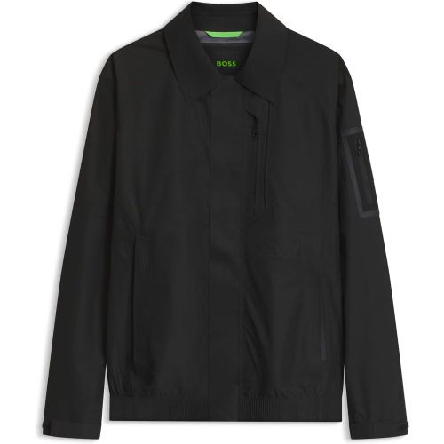 Veste déperlante avec patte thermosoudée sur le devant - Boss - Modalova