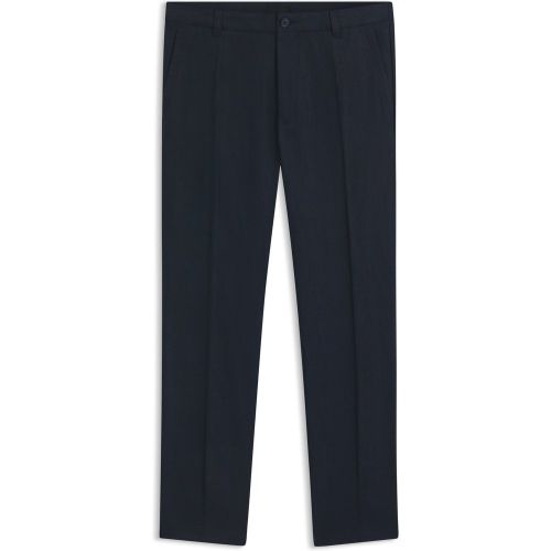Pantalon droit en lin - Boss - Modalova