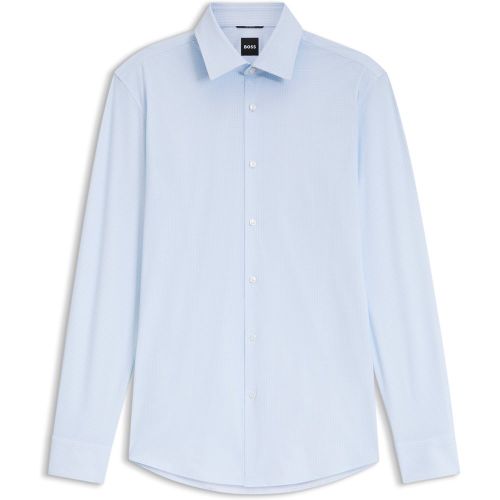 Chemise Slim en jersey stretch imprimé performant - Boss - Modalova