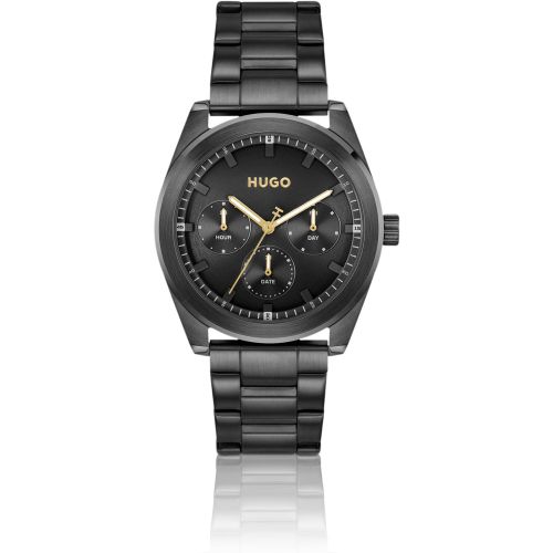 Montre en acier plaqué à cadran et bracelet ton sur ton - HUGO - Modalova