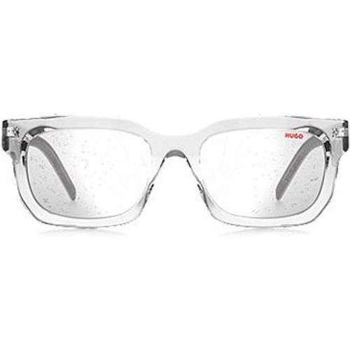 Lunettes de soleil en acétate transparent avec cordon à message amovible - HUGO - Modalova
