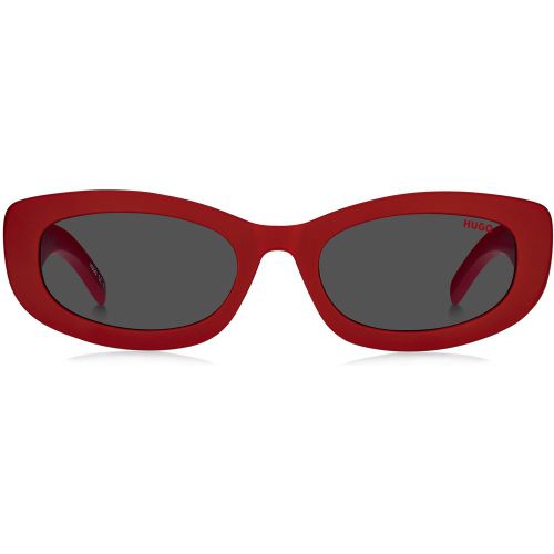 Lunettes de soleil avec branches logotées - HUGO - Modalova