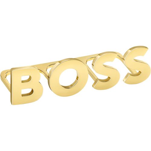 Bague teinte clair avec lettres logo à porter sur les articulations - Boss - Modalova