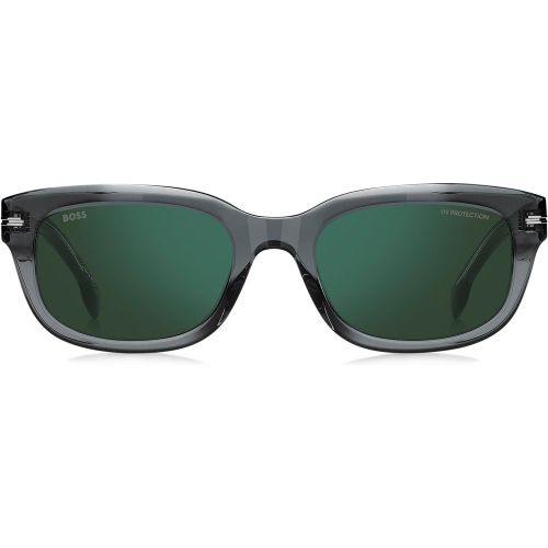 Lunettes de soleil en acétate avec verres de couleur verte - Boss - Modalova