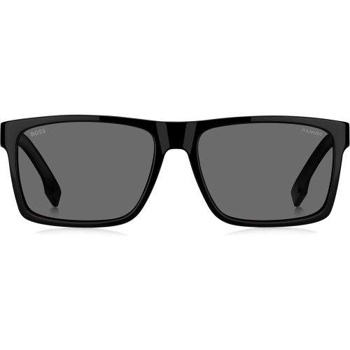 Lunettes de soleil en acétate à logo gravé - Boss - Modalova