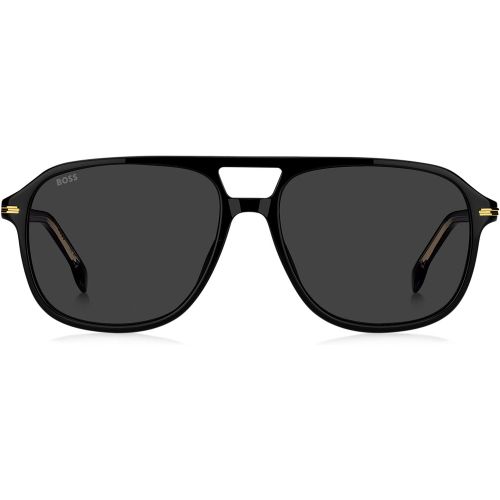 Lunettes de soleil en acétate avec finitions dorées - Boss - Modalova