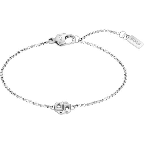 Bracelet argenté à monogramme Double B - Boss - Modalova