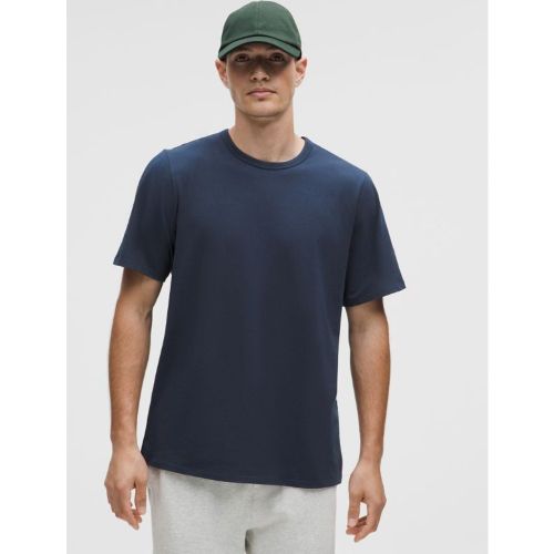 “ T-Shirt Ã  coupe classique en coton biologiques â€“ Bleu â€“ Taille M - lululemon - Modalova