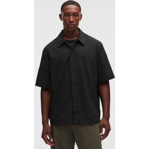 “ Unshaken Short-Sleeve Collared Shirts â€“ Noir â€“ Taille XS - lululemon - Modalova