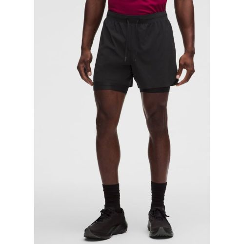 “ Short de running doublÃ© Fast and Free Nouveau designs â€“ 13 cm â€“ Taille M - lululemon - Modalova