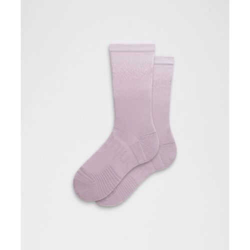 “ Chaussettes Power Stride unisexes mi-hautes Effet ombrÃ© â€“ Violet/Pastel â€“ Taille L - lululemon - Modalova