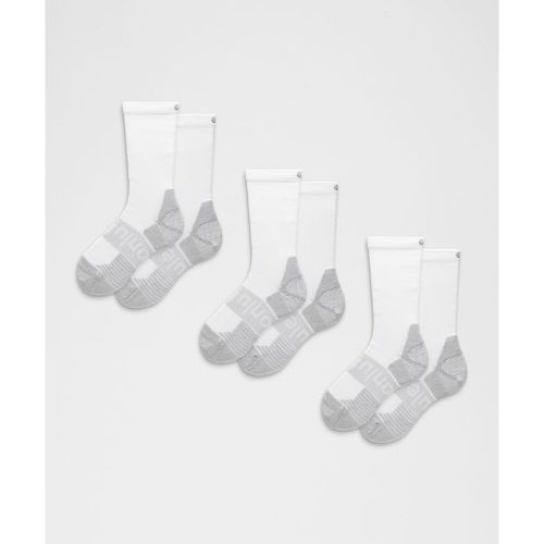 “ Chaussettes unisexes Power Stride avec amorti 3 paires â€“ Taille XL - lululemon - Modalova