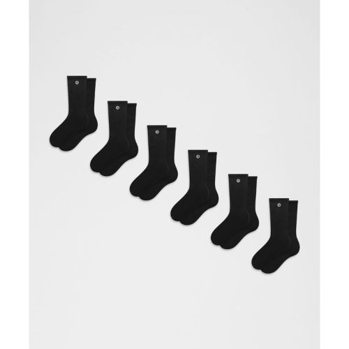 “ Chaussettes Daily Essential unisexe 6 paires â€“ Taille S - lululemon - Modalova