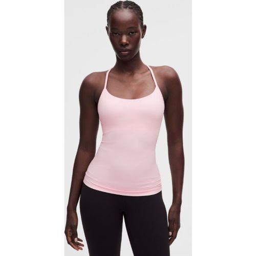 “ DÃ©bardeur Flow Y en Nulu Maintien lÃ©ger, bonnets B/Cs â€“ Rose â€“ Taille L - lululemon - Modalova