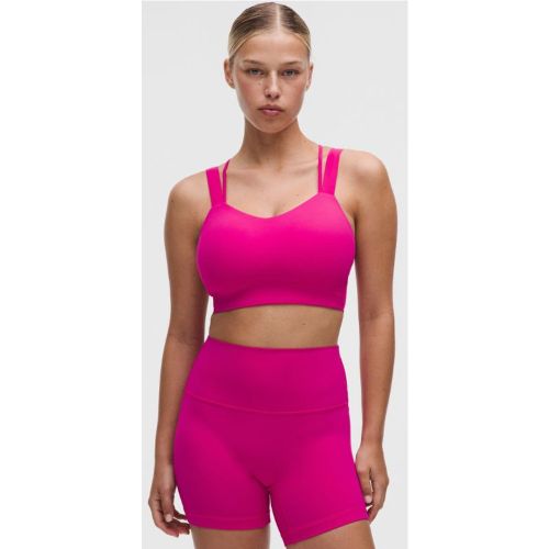 “ Soutien-gorge long Like a Cloud Maintien lÃ©ger, bonnets D et DDs â€“ Rose â€“ Taille 14 - lululemon - Modalova