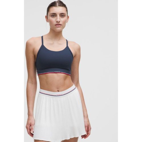 “ BrassiÃ¨re Flow Y maintien moyen Logo Bonnets B et Cs â€“ Bleu â€“ Taille 12 - lululemon - Modalova