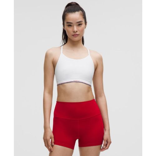 “ BrassiÃ¨re Flow Y maintien moyen Logo Bonnets B et Cs â€“ Taille 10 - lululemon - Modalova