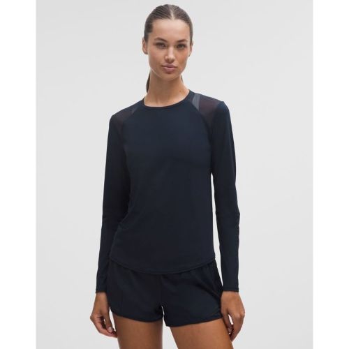 “ Haut manches longues Sculpts â€“ Bleu â€“ Taille 10 - lululemon - Modalova