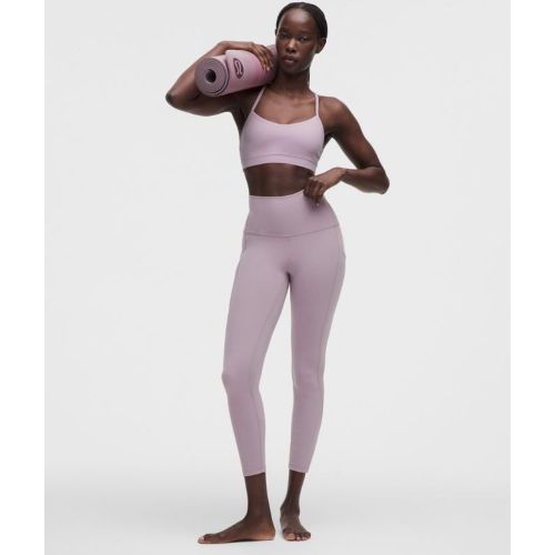 “ Legging Align taile haute avec pochess â€“ 64 cm â€“ Violet/Pastel â€“ Taille 18 - lululemon - Modalova