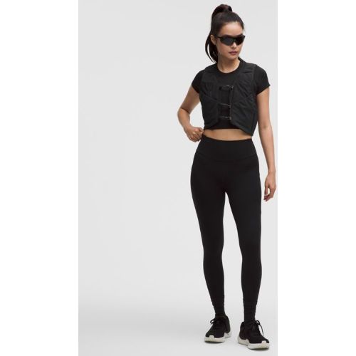 “ Legging Fast and Free taille haute 5 pochess â€“ 64 cm â€“ Taille 10 - lululemon - Modalova