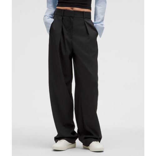 “ Pantalon plissÃ© taille haute Standards â€“ mÃ©lange de modal â€“ Taille 2 - lululemon - Modalova