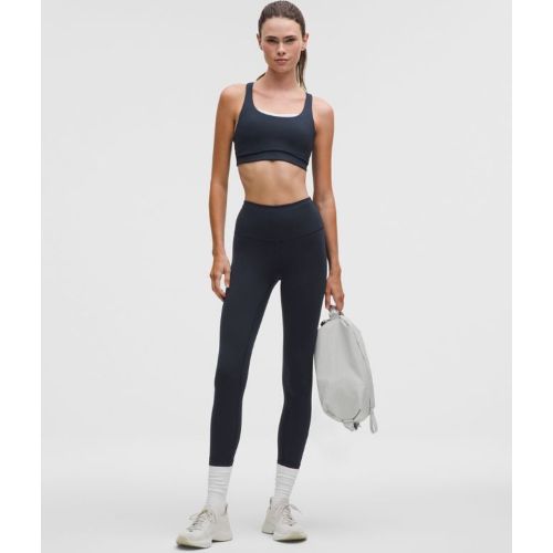 “ Pantacourt Wunder Train taille hautes â€“ 58 cm â€“ Bleu â€“ Taille 10 - lululemon - Modalova