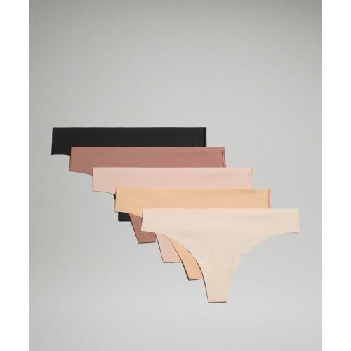 “ String InvisiWear taille mi-haute Lot de 5s â€“ Noir/Pastel â€“ Taille 2XL - lululemon - Modalova