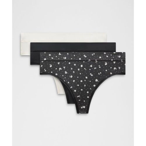 “ String UnderEase taille haute Lot de 3s â€“ Noir â€“ Taille XL - lululemon - Modalova