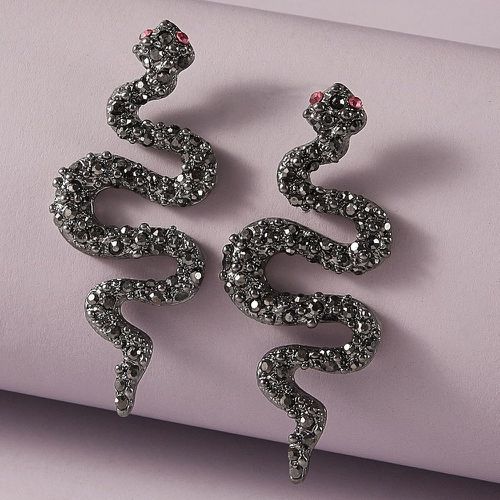 Paire Pendants d'oreilles design serpent texturé - SHEIN - Modalova
