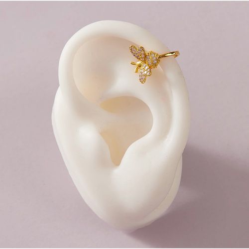 Pièce Clip d'oreille design abeille avec strass - SHEIN - Modalova