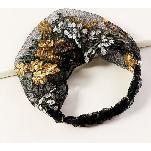 Bandeau avec tulle et détail fleur - SHEIN - Modalova