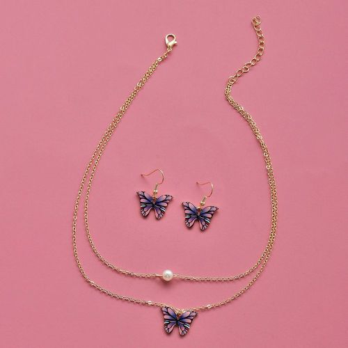 Pièces Set de bijoux à papillon - SHEIN - Modalova