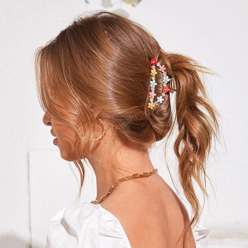 Griffe de cheveux avec fleur - SHEIN - Modalova