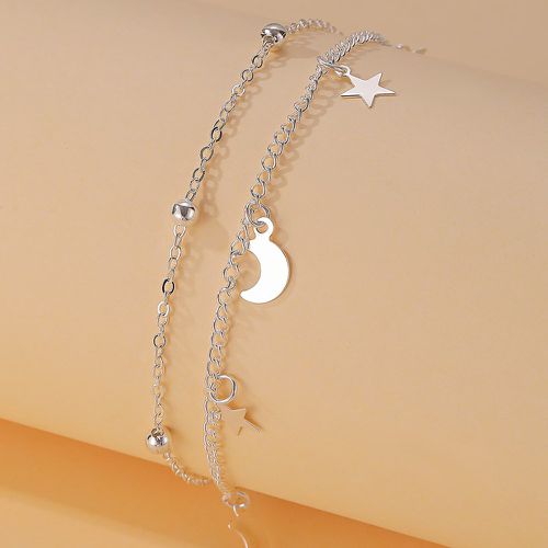 Bracelet de cheville à lune et étoile - SHEIN - Modalova