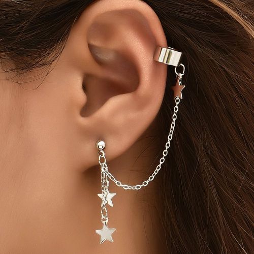 Pièces Boucles d'oreilles avec détail étoile - SHEIN - Modalova