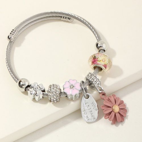 Bracelet avec breloque fleur - SHEIN - Modalova